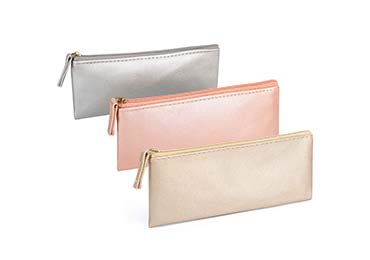 wholesale leather small makeup bag